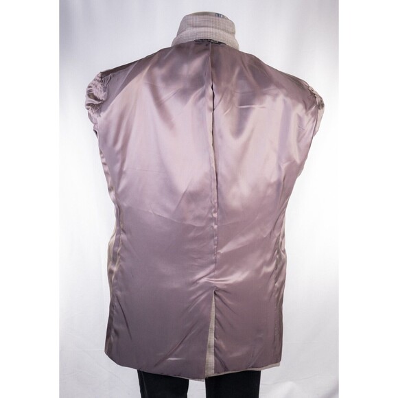 Jos A Bank Blazer Sz 40L Houndstooth Sports Coat Suit Jacket Wool Two Button EUC - Picture 12 of 13